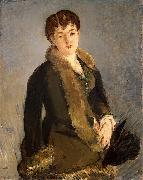 Edouard Manet Isabelle Lemonnier le Chapeau a la Main painting
